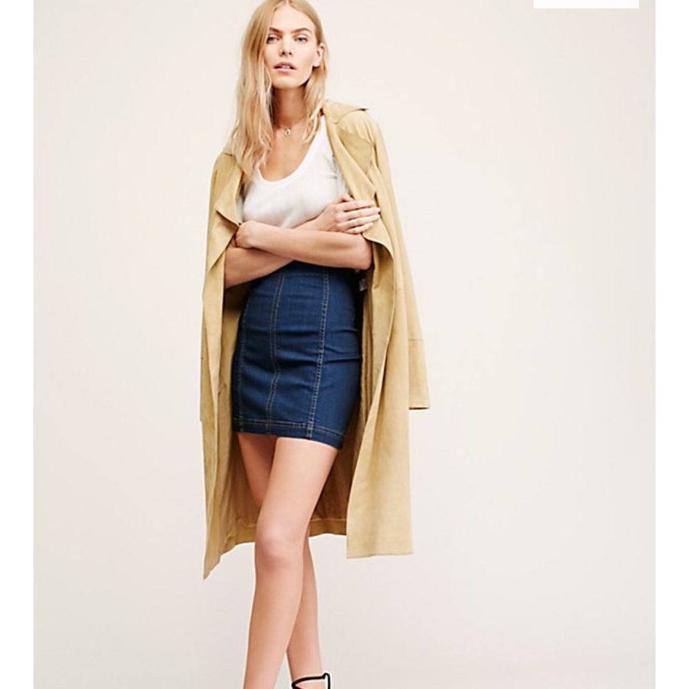 🌟NWT FREE PEOPLE MODERN FEMME DENIM MINI SZ. 10